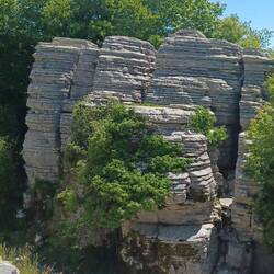 Stone forest. Lustige Steinschichten👌