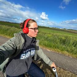 Soaking in the long bike rides