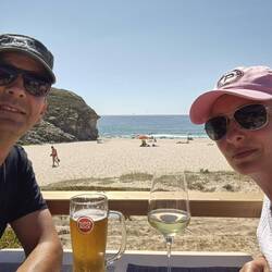 Nach dem Strand ins Restaurant