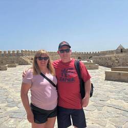 Mike & Jodi at Knossos Palace