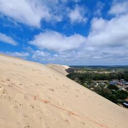 La Dune oberhalb unseres CP's