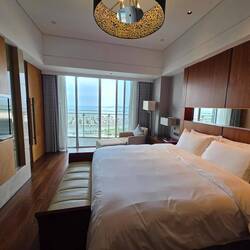 A family roon with two rooms and two beds