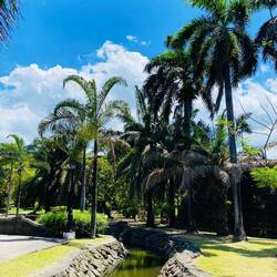 Park vor der Universität von Manila