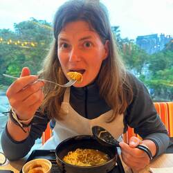 Ich hab tapfer gekostet! Und ... es schmeckte fast wie sonst auch 😅