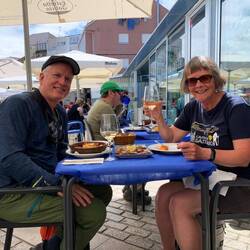 Lunch with pal Pat from Australia