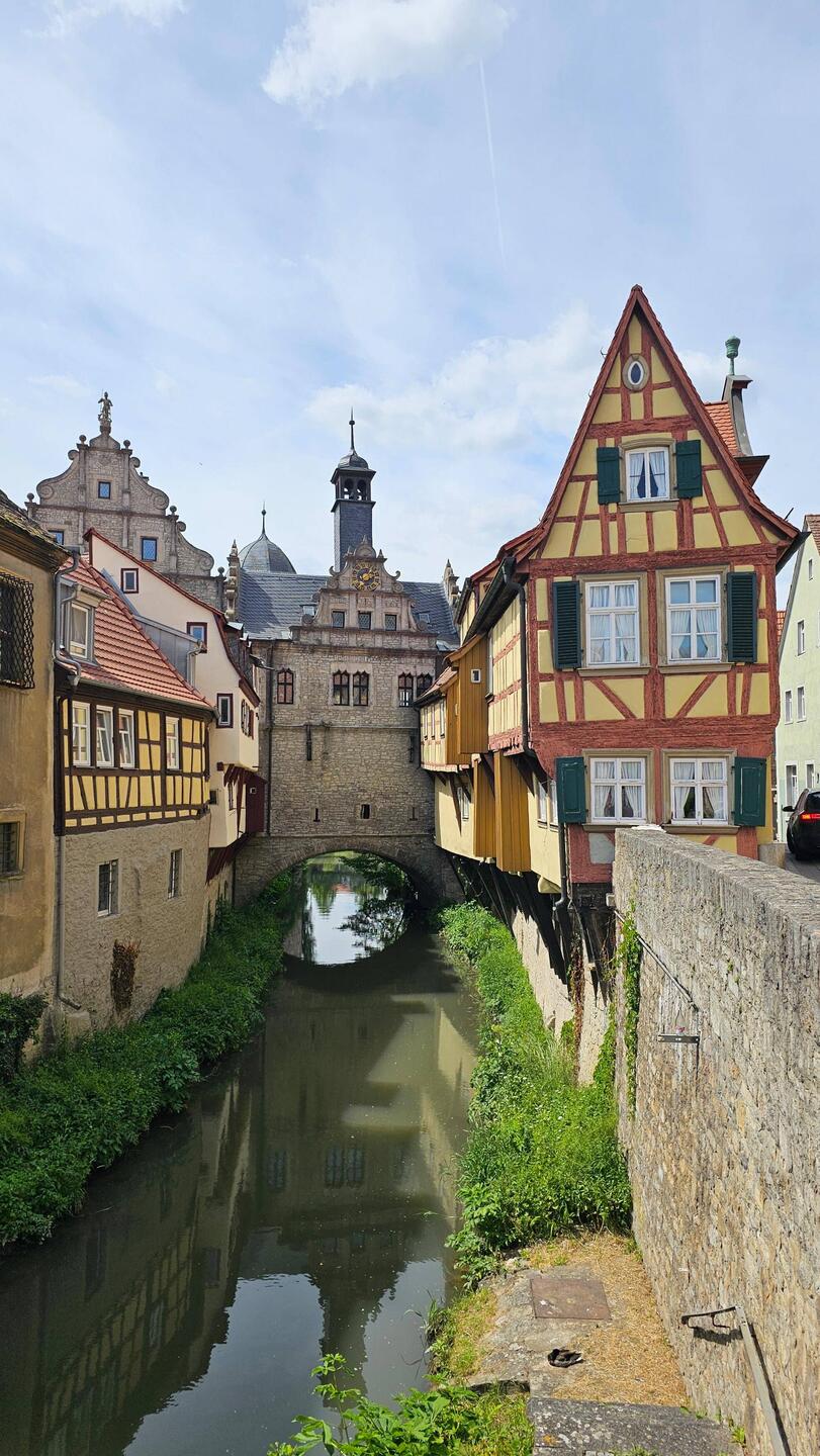 Blick auf den Malerwinkel in Marktbreit