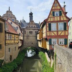 Blick auf den Malerwinkel in Marktbreit