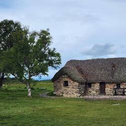 Leanach Cottage on Culloden Battlefield