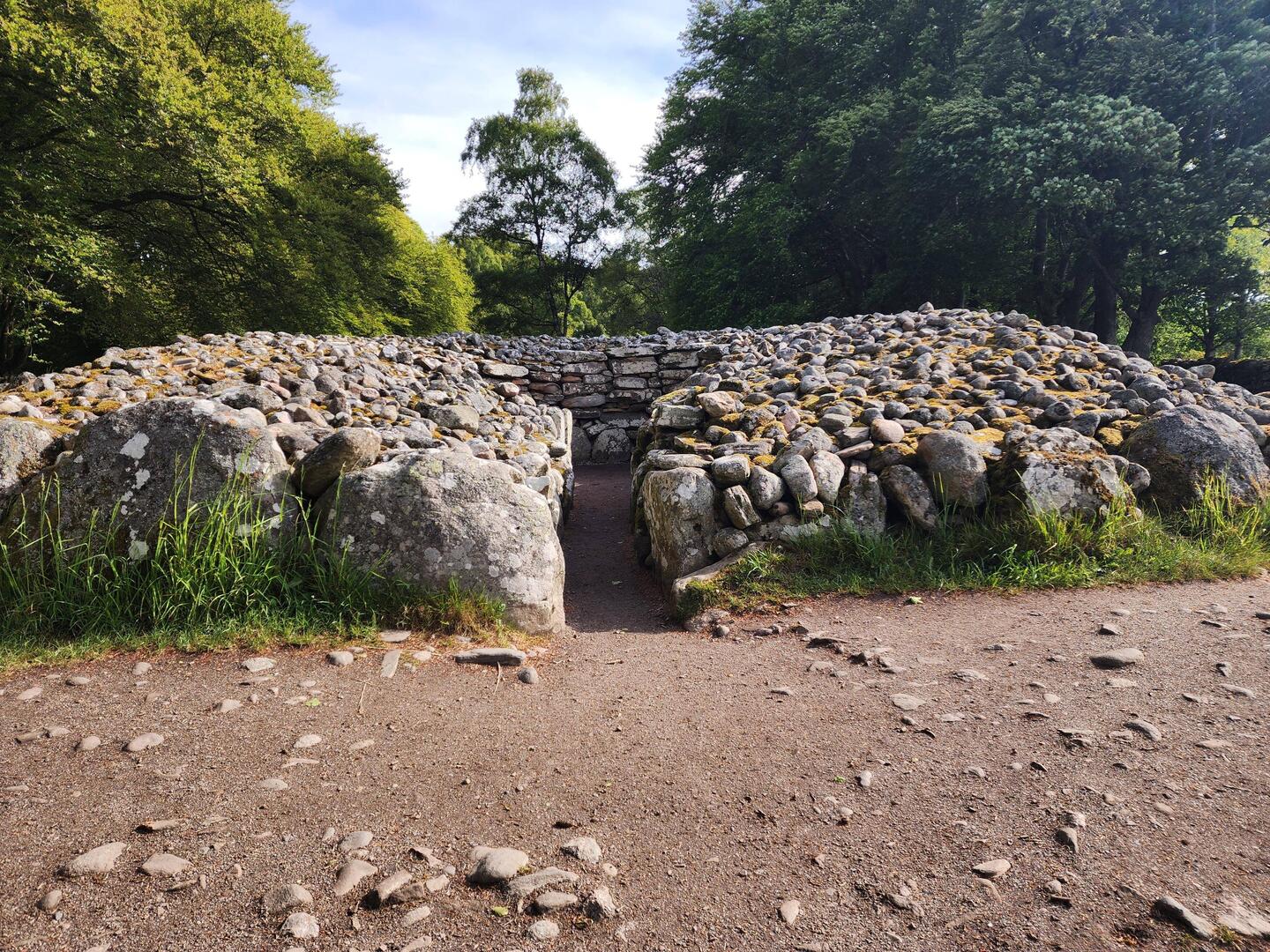 A 4000 year old cairn burial mound