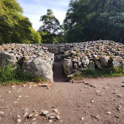 A 4000 year old cairn burial mound