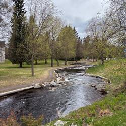 Scala artificiale per risalita salmoni