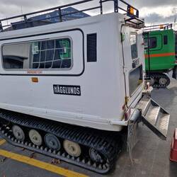 The Hagglund snow vehicle