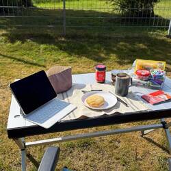 Outdoor Frühstück