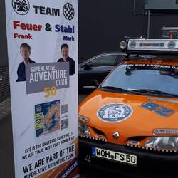Das Team dem Unterstützerteam vorgestellt