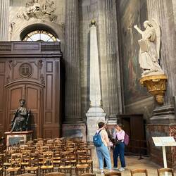 Sundial installed by a scientist priest who used the excuse it was to mark Easter Sunday accurately.