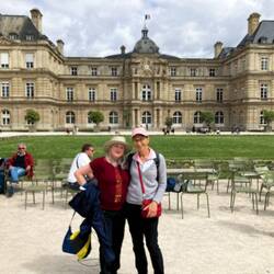 In front of the Palace (now Senate Building)