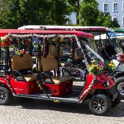 Tuk Tuks gibt es in Lissabon in einer unglaublichen Vielfalt.