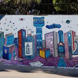 Street Art vor dem Panteão Nacional