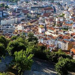 Blick vom Castelo de São Jorge