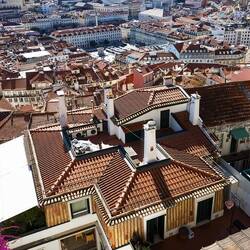 Blick vom Castelo de São Jorge