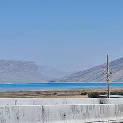 auf halber Strecke ein kleiner (Stau-) See