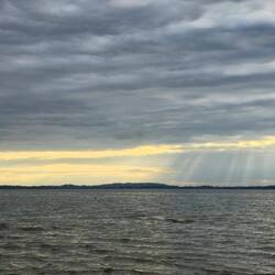 Sonnenuntergang am Chiemsee