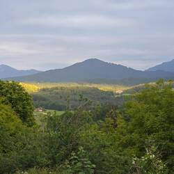 Ausblick von unserem Hotelbalkon