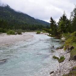 Wilde obere Isar