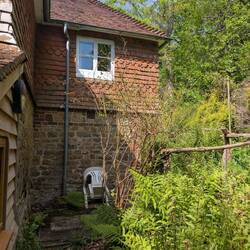 Side of Aloka Cottage that I stayed at