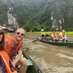 Trang An river boats