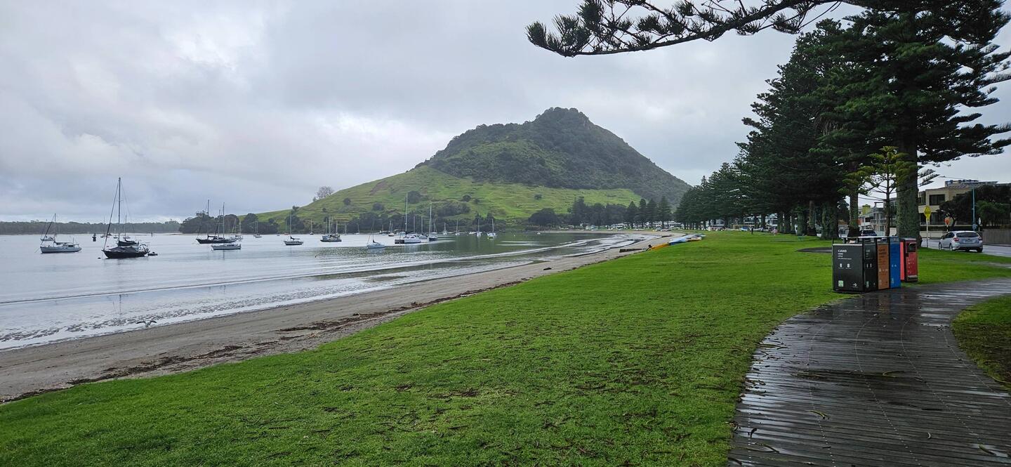 The first part of our walk was along the beach.