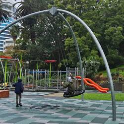 Playground in Myers Park.
