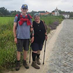 South African Dutch couple who've walked so many places together for years.