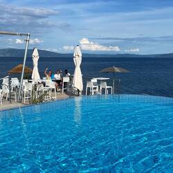 Infinity Pool auf dem Campingplatz Marina in Sveta Marina