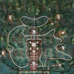 Grundriss der Grabanlage von Minh Mang