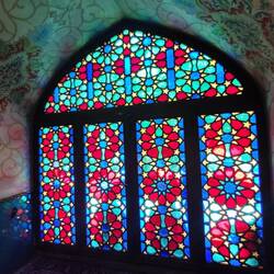 farbige Fenster der Nasir-ol-Molk-Moschee