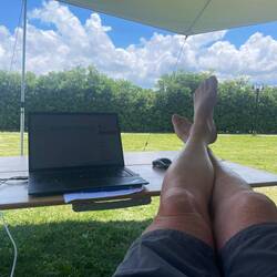 Homeoffice war heute sehr anstrengend