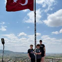 Top of Uçhisar Kalesi