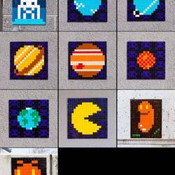 Meine Spaceinvader Galerie