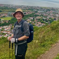 The view of Prestatyn from the 'hill'