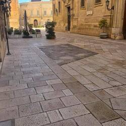 Dark area is section of Roman road, 1st century AD