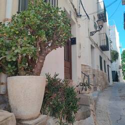 Schöne Gassen in der Altstadt, die erstaunlich leer war