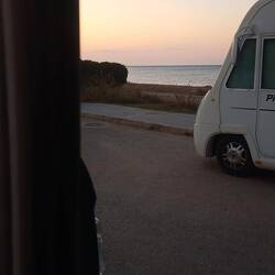 Blick vom Camper aufs Meer😍