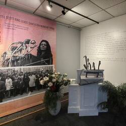 Ausstellung im Visitor Center