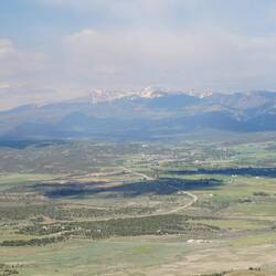 Im Hintergrund die Rocky Mountains (da liegt Denver)