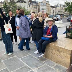 Listening to Rick Steves Historic Walk Paris