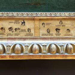 Guide to identifying people in the huge painting of Napoleon's coronation.
