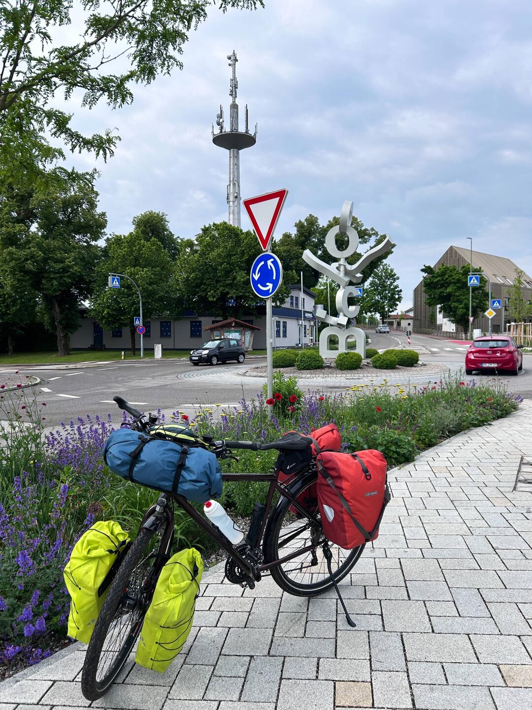 Start am Bahnhof Buchloe