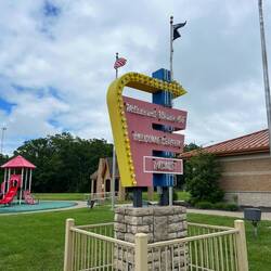 Das Route 66 Welcome Center an der I44