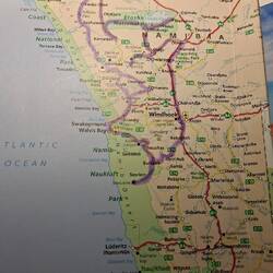 Unsere Route erst in den Süden und dann über die Küste in den Norden.